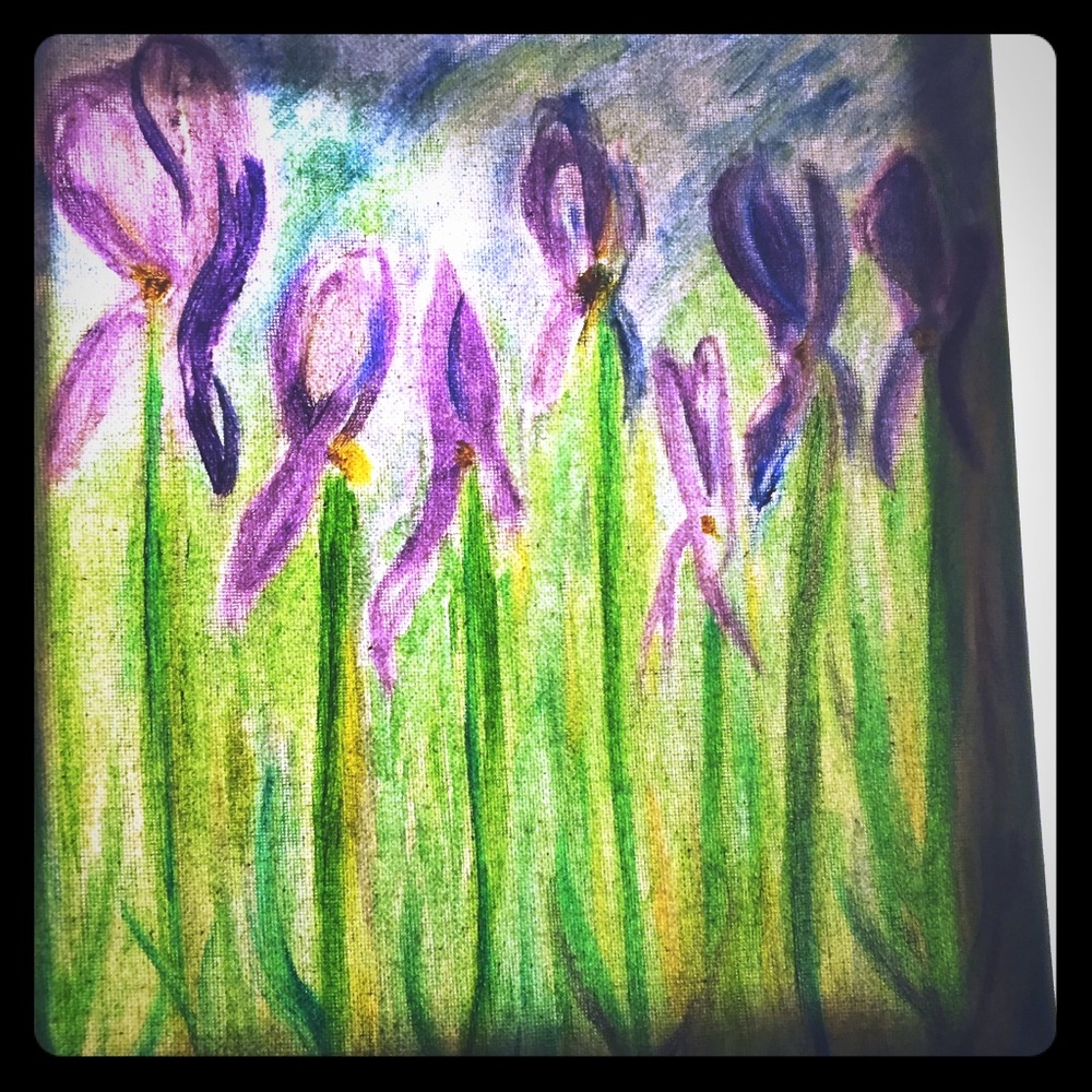 Iris painting